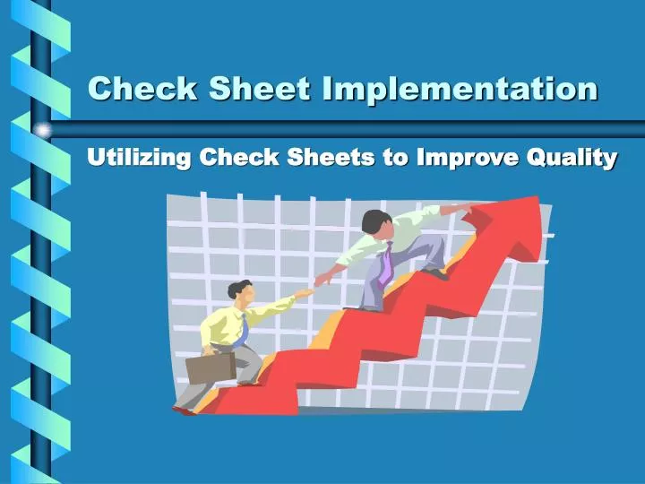 check sheet implementation