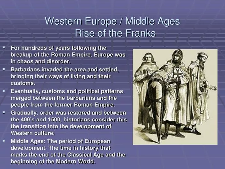 western europe middle ages rise of the franks