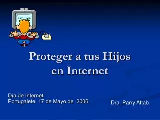 proteger a tus hijos en internet