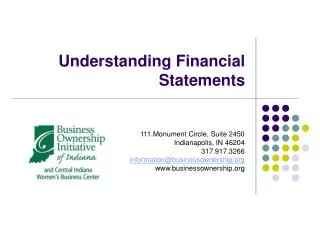 Understanding Financial Statements