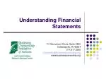 Understanding Financial Statements - slide 1