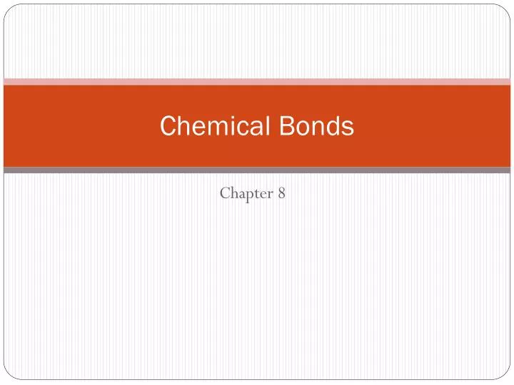 chemical bonds