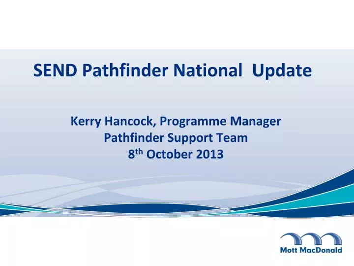 send pathfinder national update