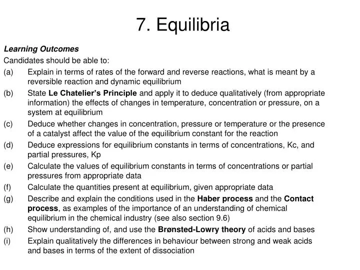 7 equilibria