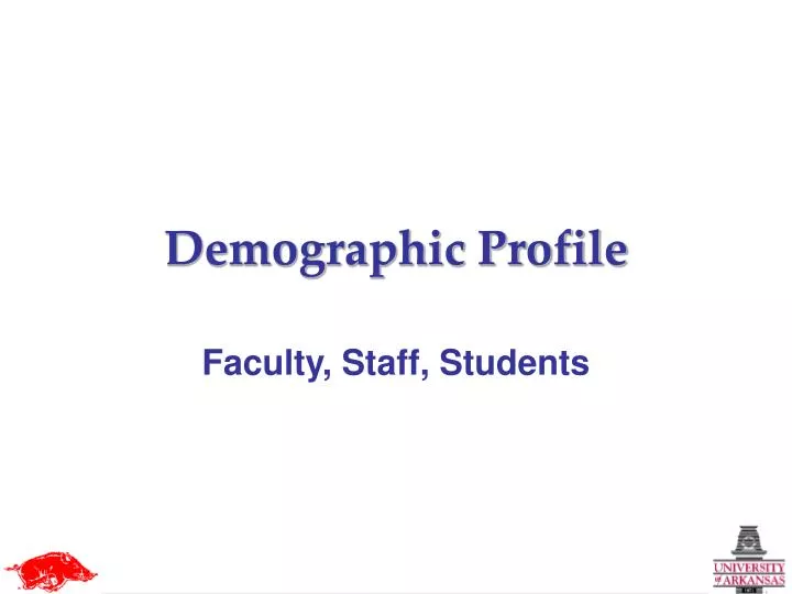 demographic profile