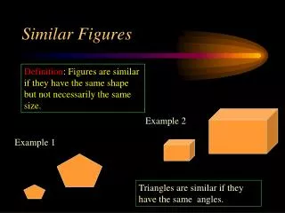 Similar Figures