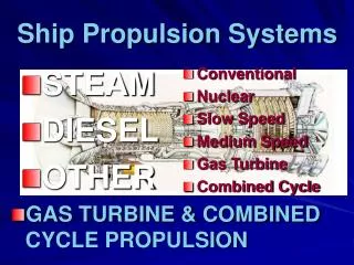 Ship Propulsion Systems