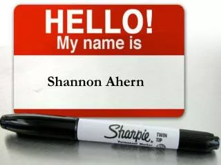 Shannon Ahern