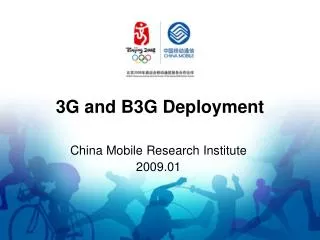 3G and B3G Deployment