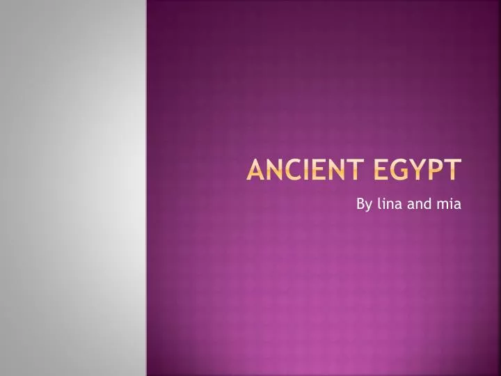 ancient egypt