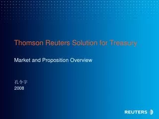 thomson reuters solution for treasury
