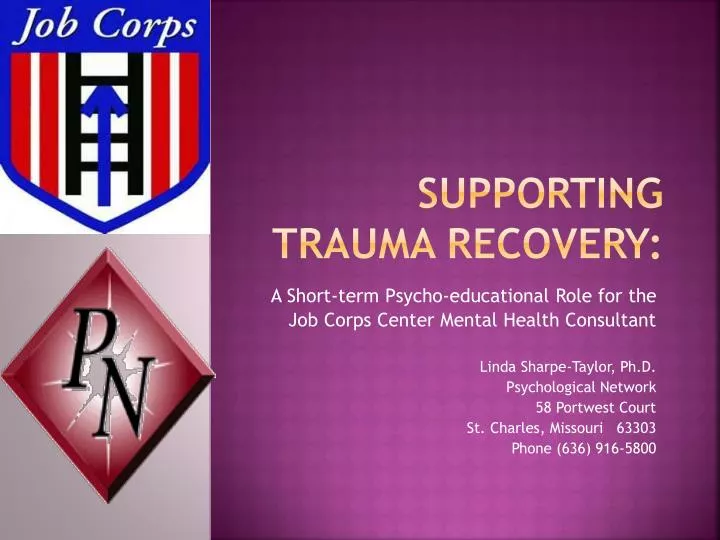 supporting trauma recovery