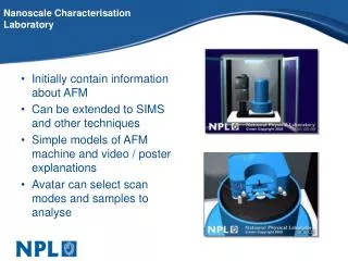 Nanoscale Characterisation Laboratory