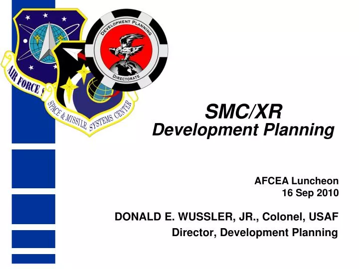 smc xr development planning