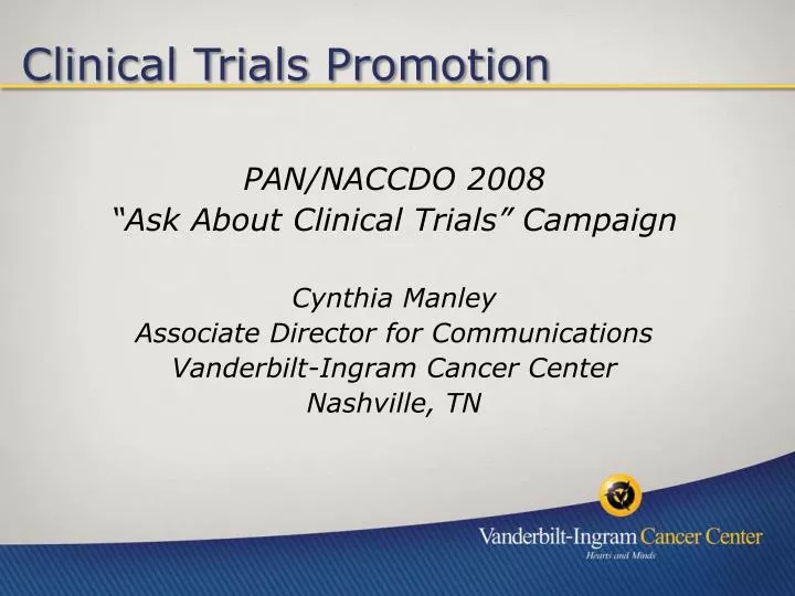 clinical trials promotion
