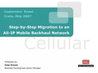 Step-by-Step Migration to an All-IP Mobile Backhaul Network