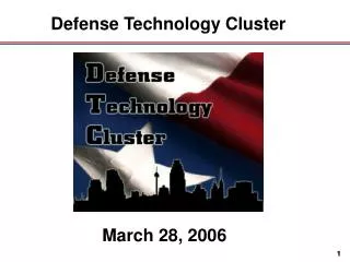 Defense Technology Cluster