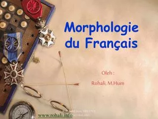 morphologie du fran ais