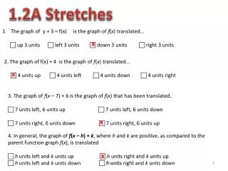 1.2A Stretches