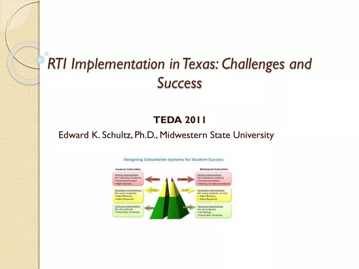 rti implementation in texas challenges and success