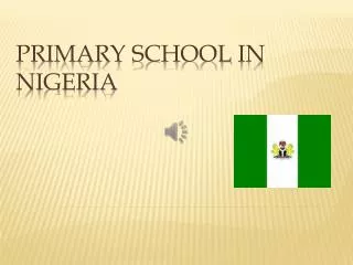 Primary school in Nigeria