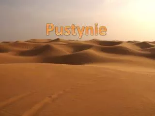 pustynie