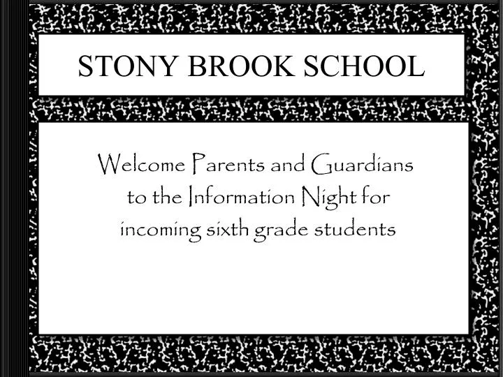 stony brook school