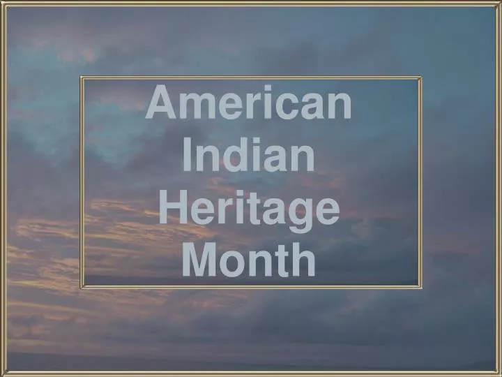 american indian heritage month