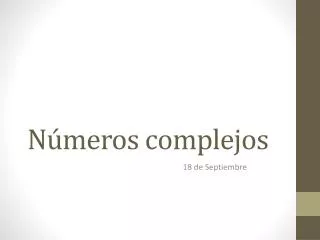 n meros complejos