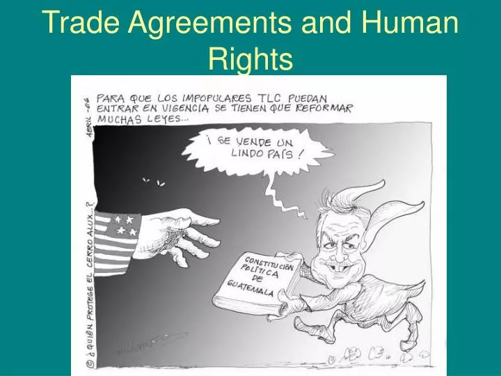 trade agreements and human rights