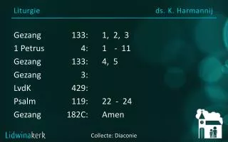 liturgie ds k harmannij
