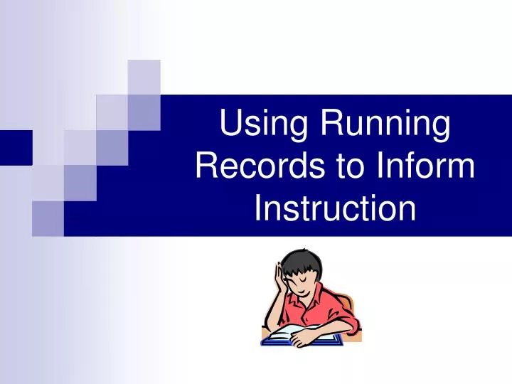 using running records to inform instruction