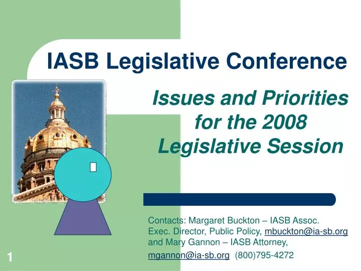 iasb legislative conference