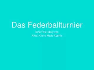 das federballturnier