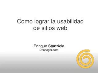 como lograr la usabilidad de sitios web