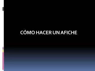 c mo hacer un afiche