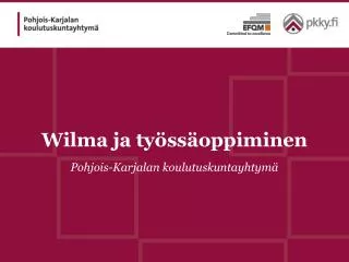 wilma ja ty ss oppiminen