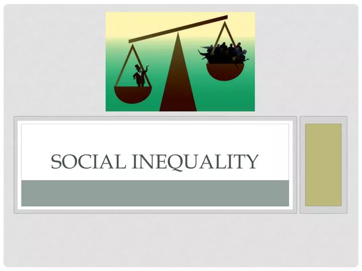 social inequality