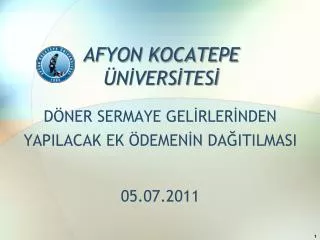 afyon kocatepe n vers tes