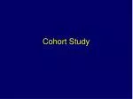 Cohort Study - slide 1