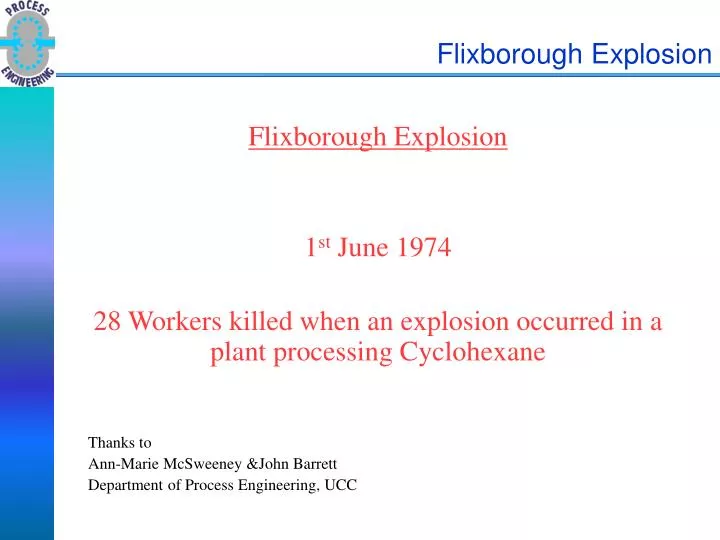 flixborough explosion