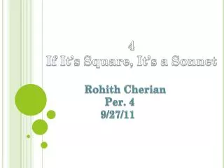 Rohith Cherian