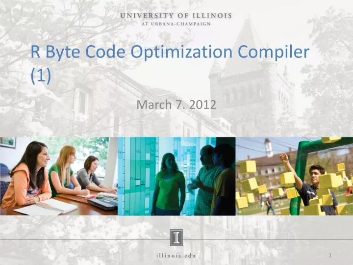 r byte code optimization compiler 1