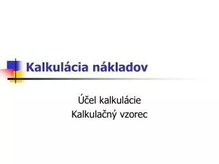 kalkul cia n kladov