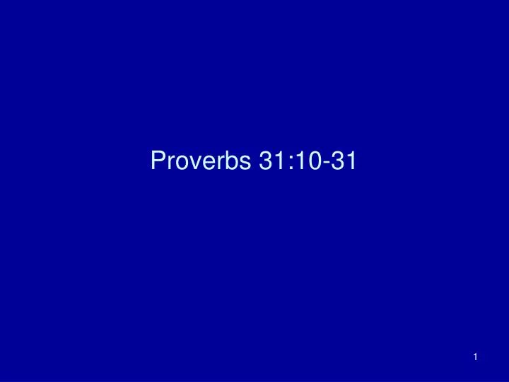 proverbs 31 10 31