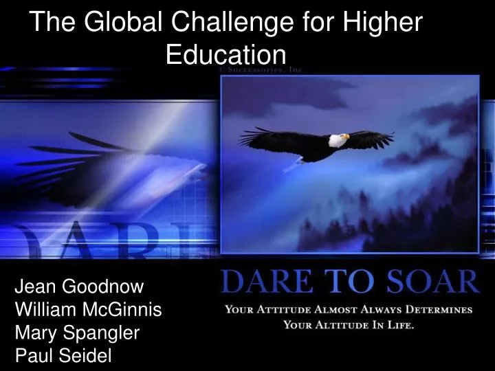 the global challenge for higher education
