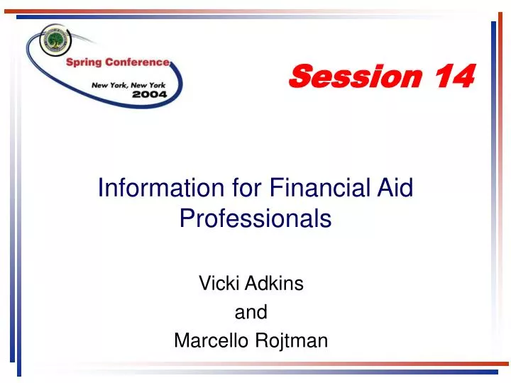 information for financial aid professionals