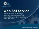 Streamlining Real Estate Operations with CRM Web Self-Service Application - slide 1