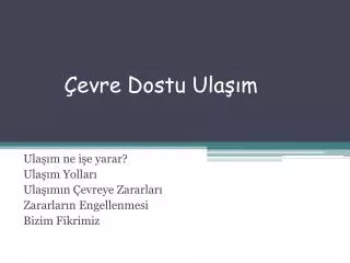evre dostu ula m