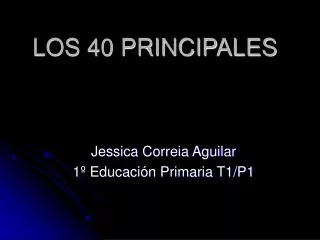 los 40 principales